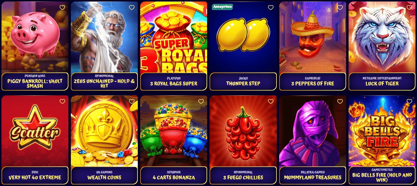 SpinGranny Casino Giochi 2